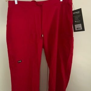 COPY - Greys Anatomy by Barco Scrub Pants-Red
